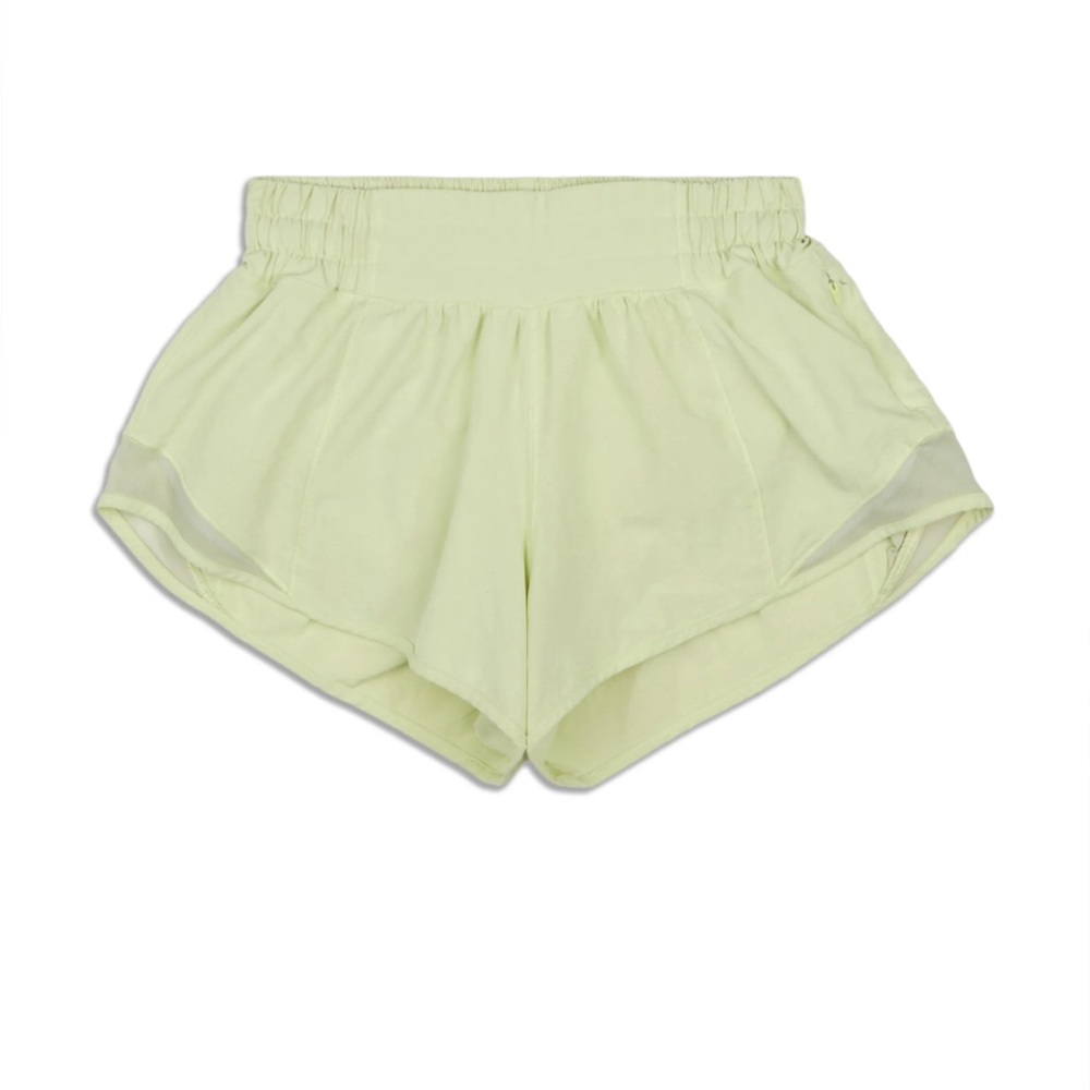 Hotty hot low-rise 2.5 inch size 4 crispin green